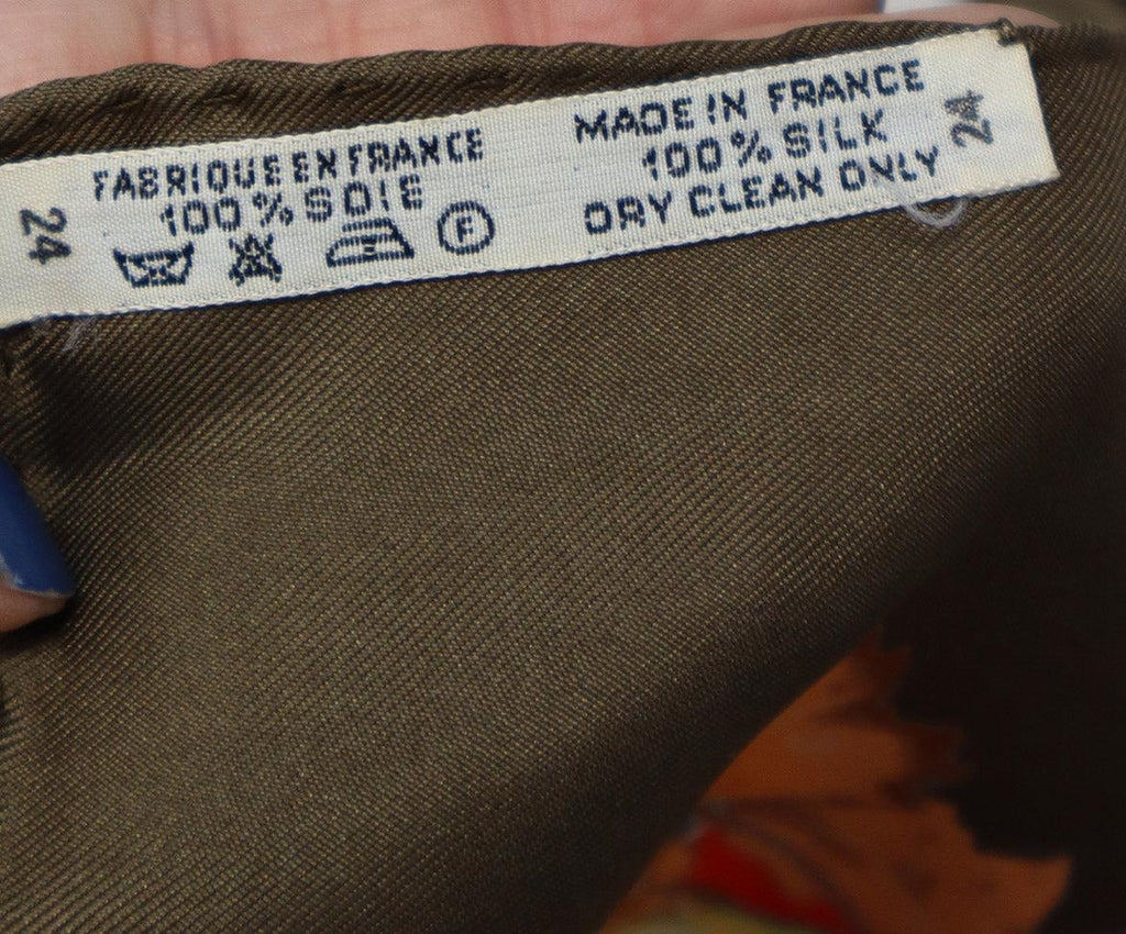Hermes Tropiques Print Silk Scarf - Michael's Consignment NYC