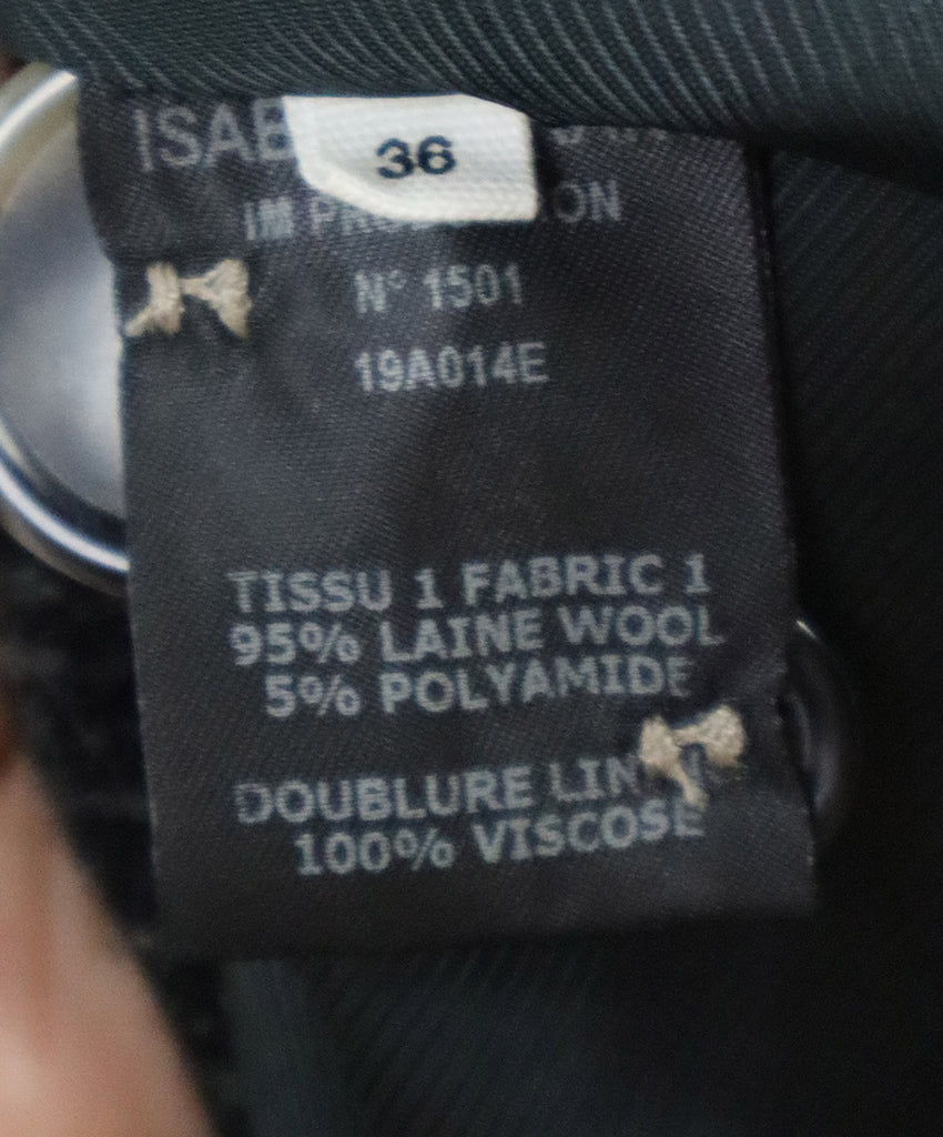 Isabel Marant Green Red & Grey Plaid Wool Blazer sz 4 - Michael's Consignment NYC