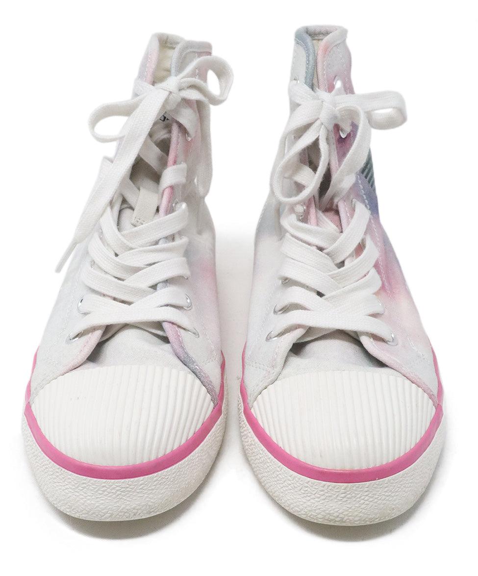 Forbindelse i gang infrastruktur Isabel Marant White & Pink Canvas High Top Sneakers Sz US 8 – Michael's  Consignment NYC