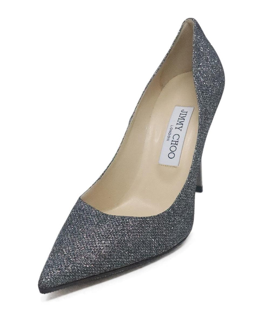 Jimmy Choo Silver Heels sz 8 - Michael's Consignment NYC