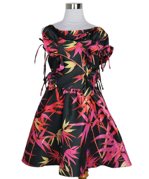 Kika Vargas Black & Multi Print Dress sz 2 l Michael's Luxury Consignment –  Michael's Consignment NYC