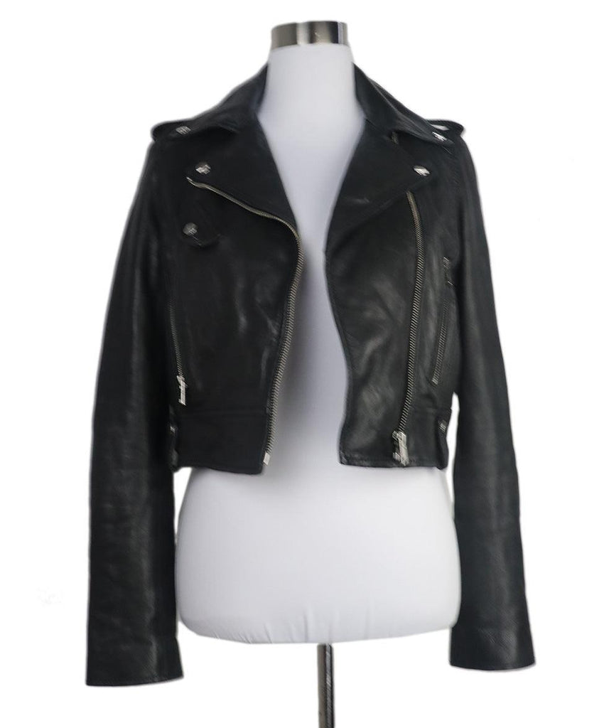 Lamarque Black Leather Jacket sz 4 - Michael's Consignment NYC