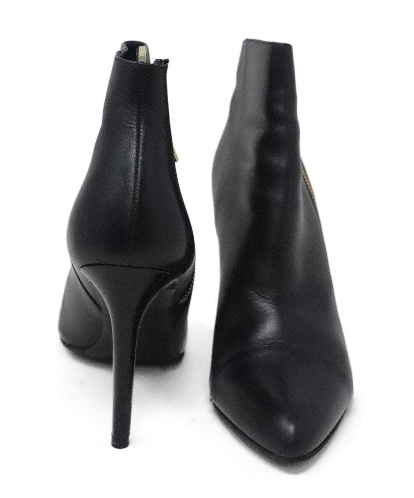 Lanvin Black Leather Booties sz 10 - Michael's Consignment NYC