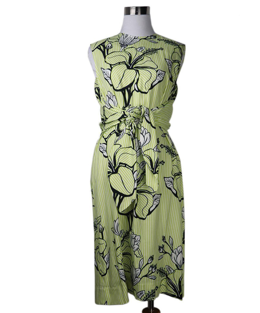 Lela Rose Green & Black Dress sz 8 - Michael's Consignment NYC
