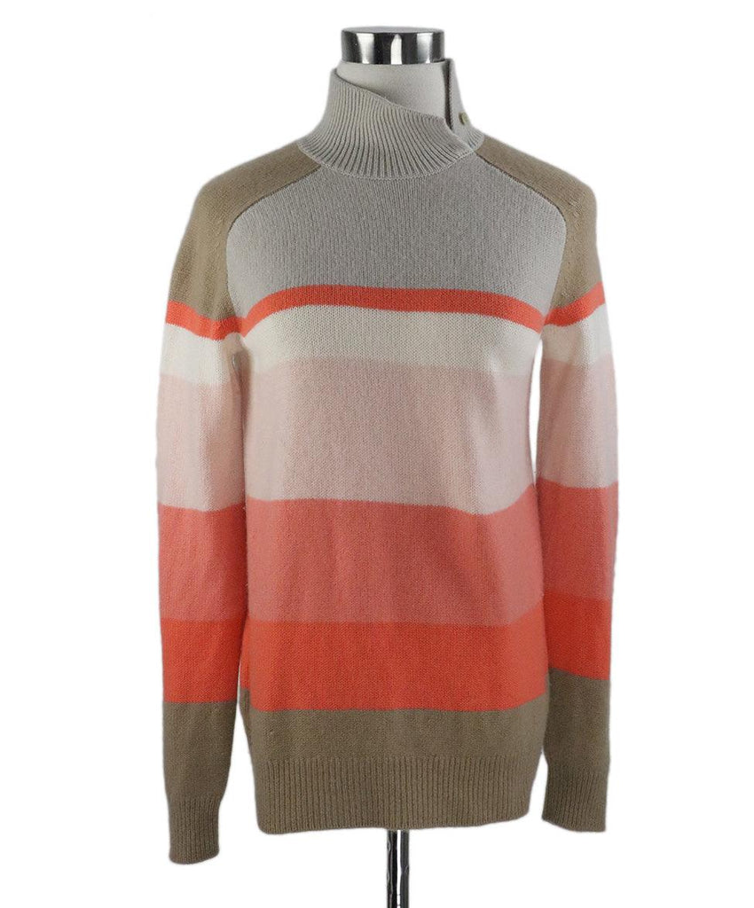 Loro Piana Pink & Peach Cashmere Sweater sz 6 - Michael's Consignment NYC