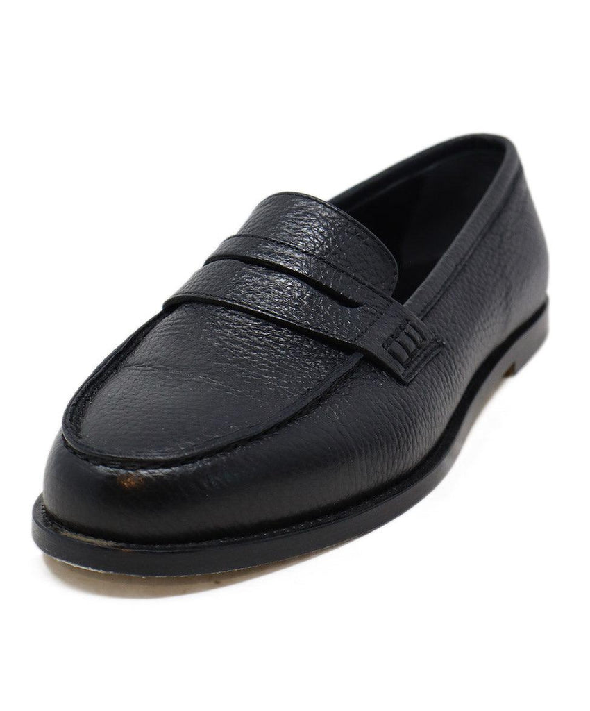 Manolo Blahnik Black Leather Loafers sz 9 - Michael's Consignment NYC