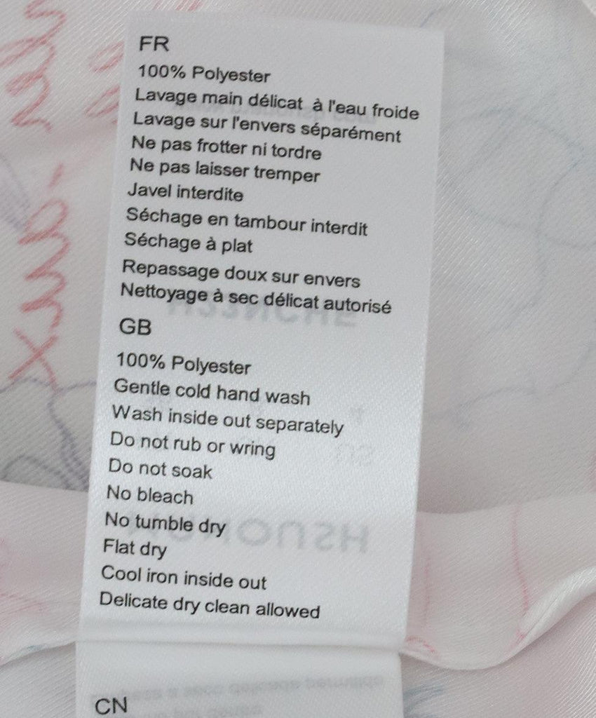Manoush White & Multicolor Print Blouse sz 4 - Michael's Consignment NYC