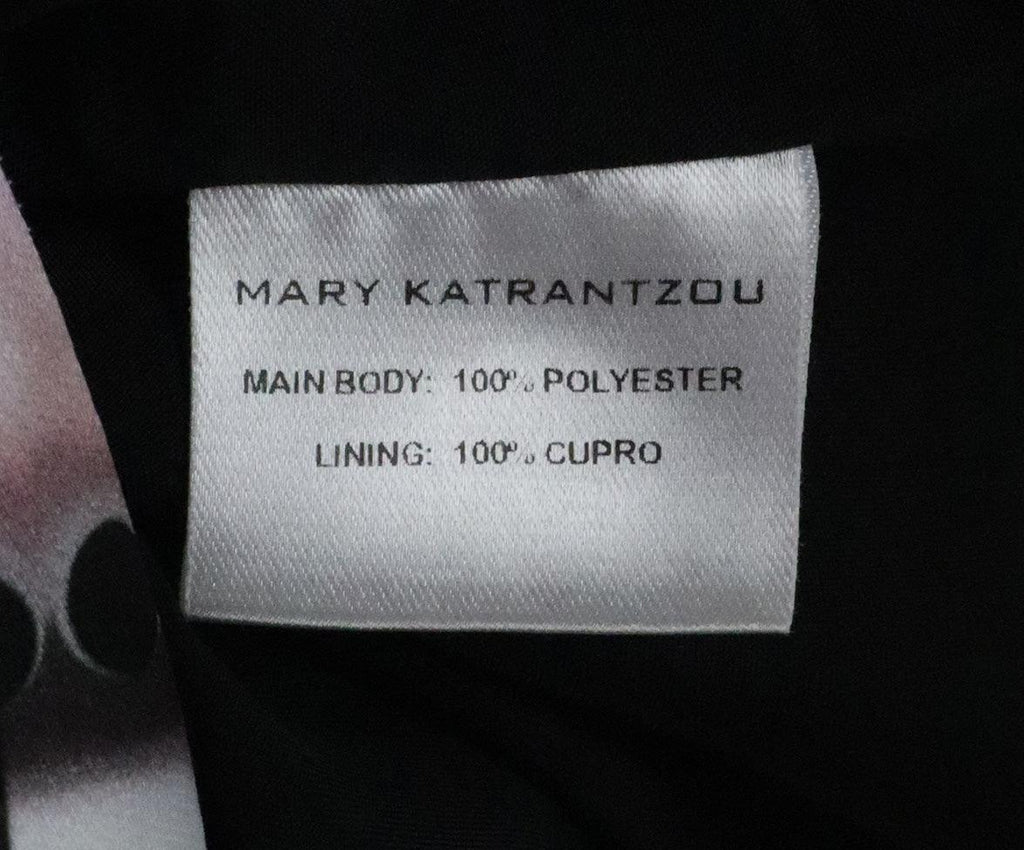 Mary Katrantzou Black Multicolor Polyester Dress sz 10 - Michael's Consignment NYC