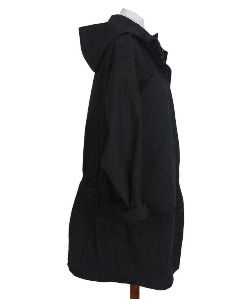 Michael Kors Black Cotton Coat sz 2 - Michael's Consignment NYC
