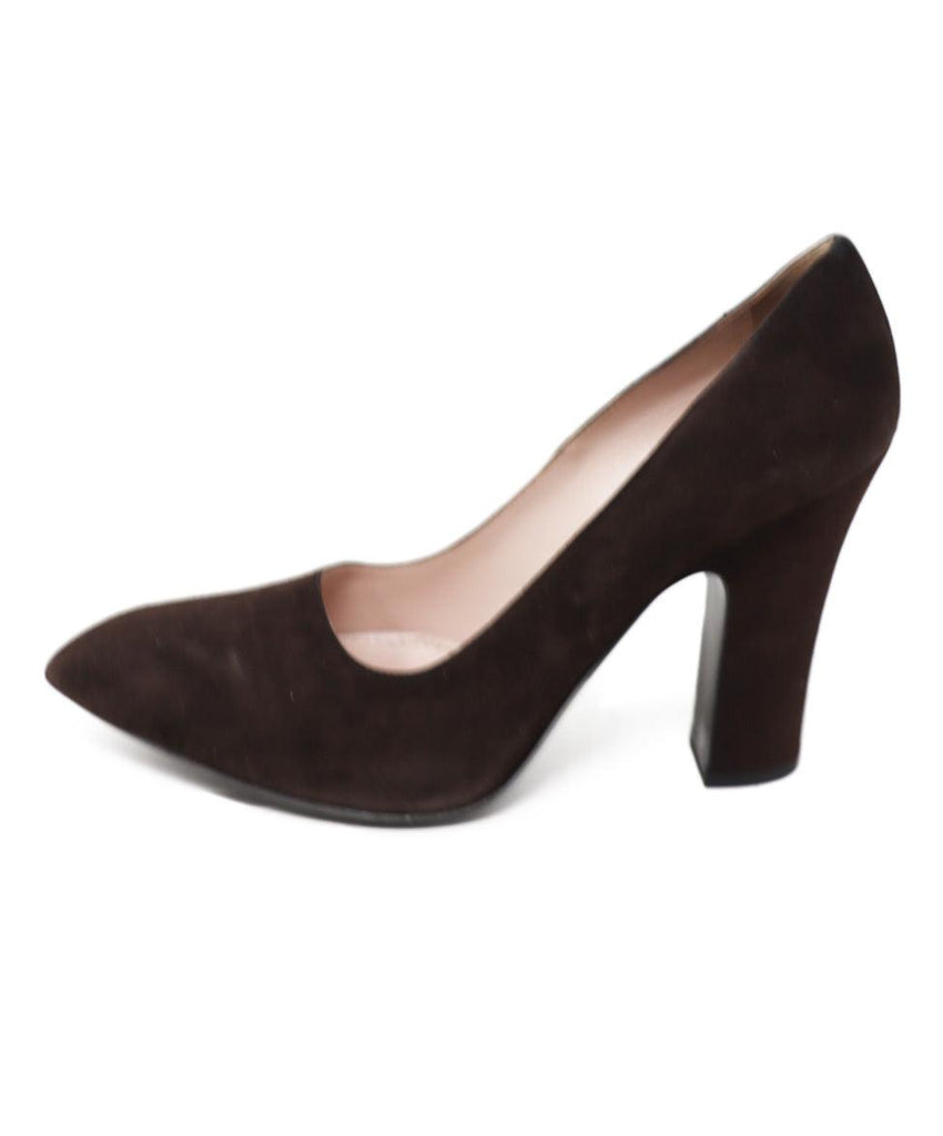 Miu Miu Brown Suede Heels sz 6.5 - Michael's Consignment NYC