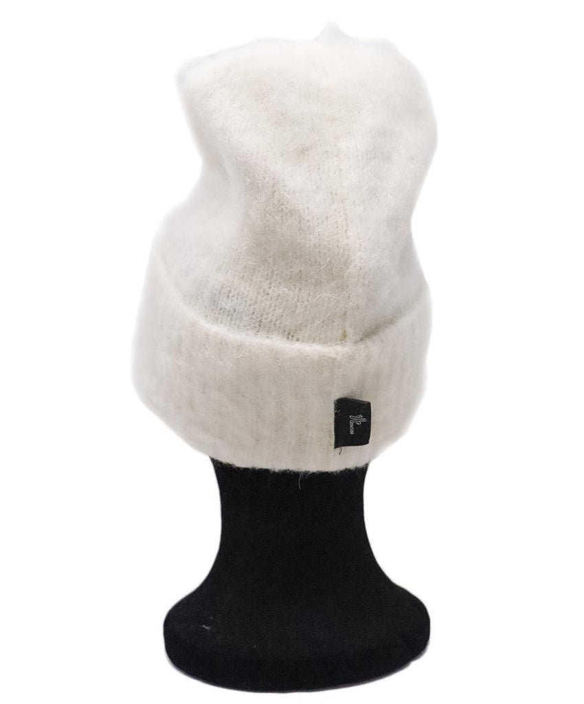 Moncler Ivory Alpaca Hat - Michael's Consignment NYC