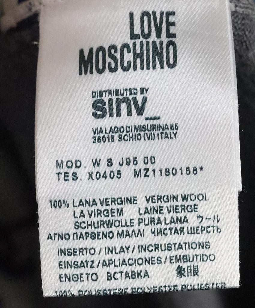 Moschino Grey Virgin Wool Sweater sz 4 - Michael's Consignment NYC