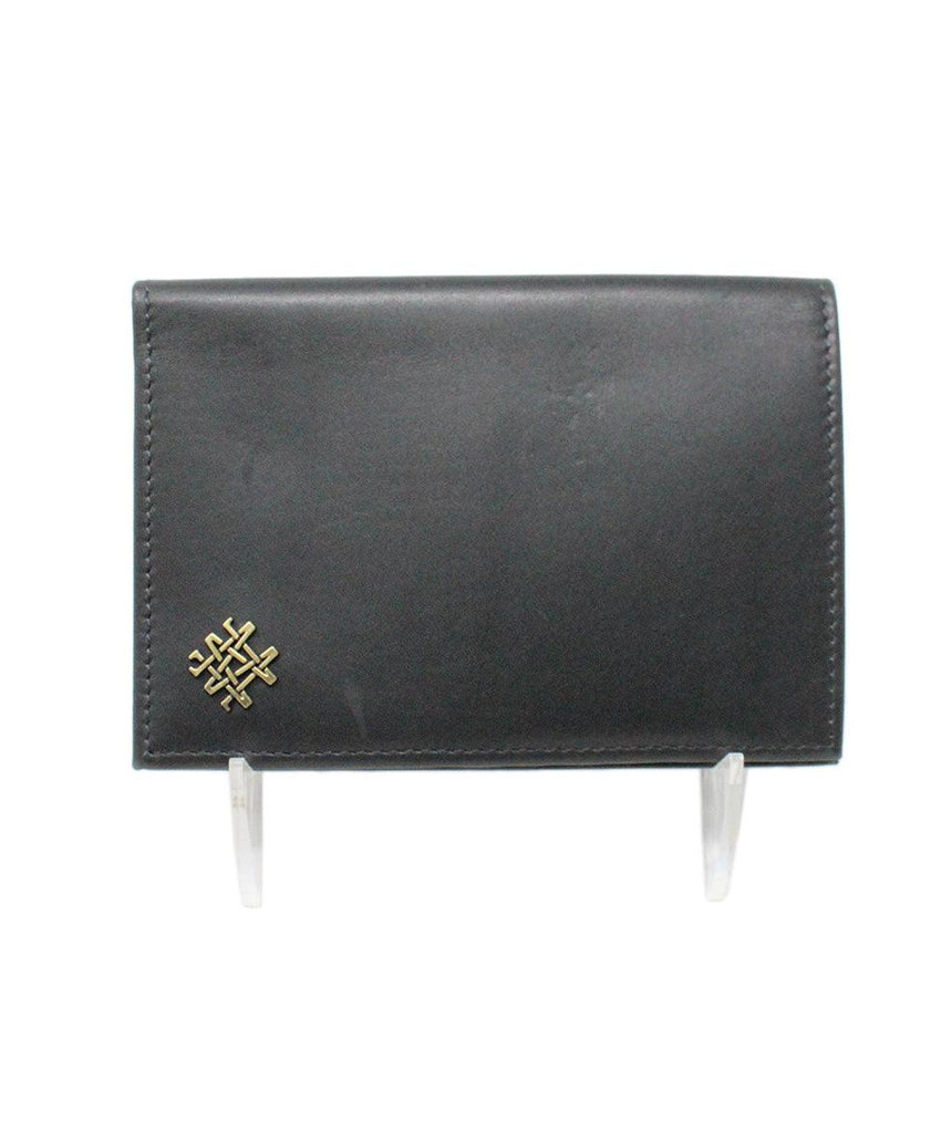Mr. & Mrs. Italy Black Leather Wallet - Michael's Consignment NYC
