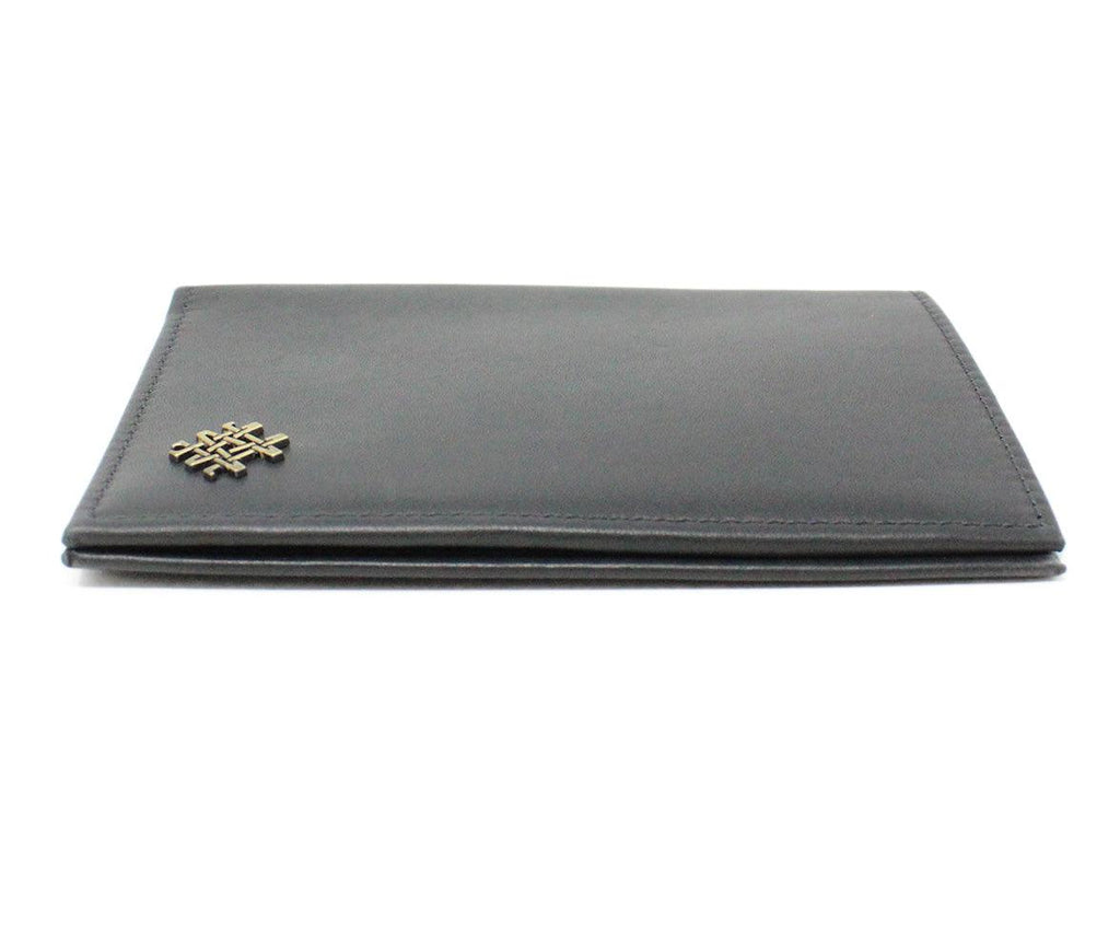 Mr.& Mrs. Italy Black Leather Wallet - Michael's Consignment NYC