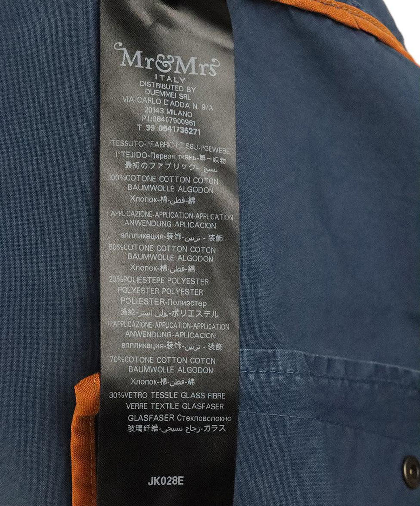 Mr.& Mrs. Italy Blue Cotton Jacket sz 8 - Michael's Consignment NYC
