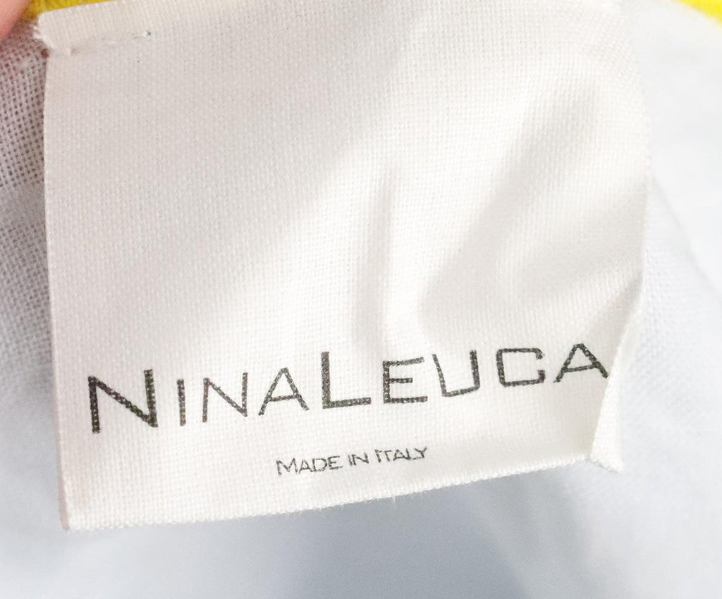 Nina Leuca Pale Blue Linen Blouse sz 6 - Michael's Consignment NYC