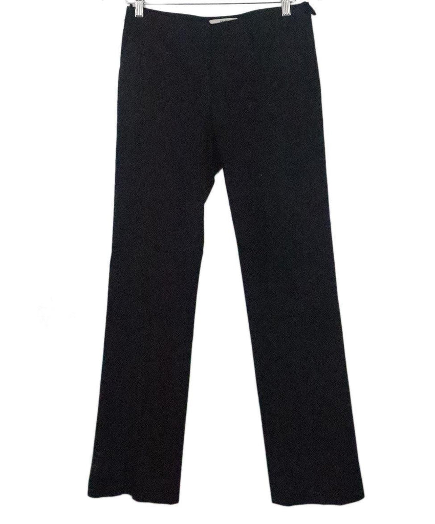 Prada Black Cotton Pants sz 0 - Michael's Consignment NYC