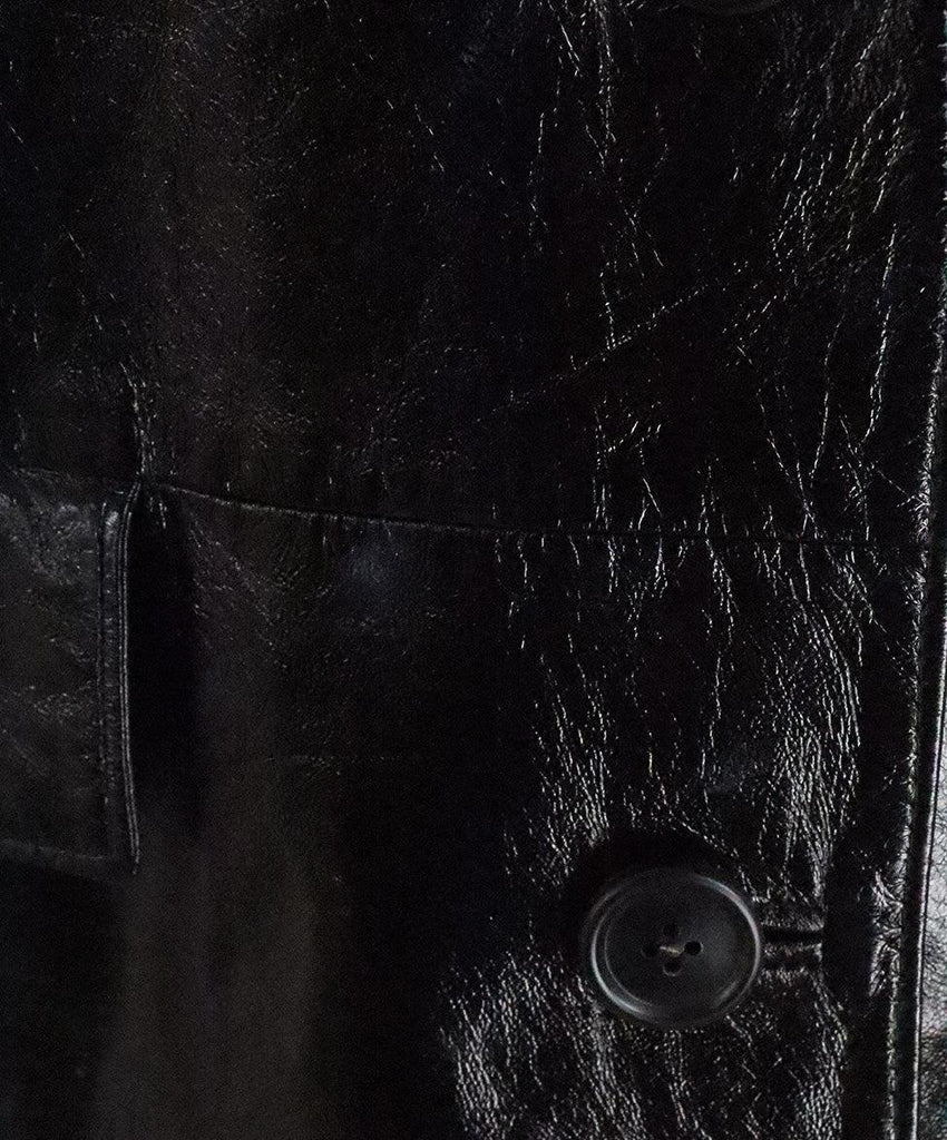 Prada Black Lambskin Jacket sz 8 - Michael's Consignment NYC