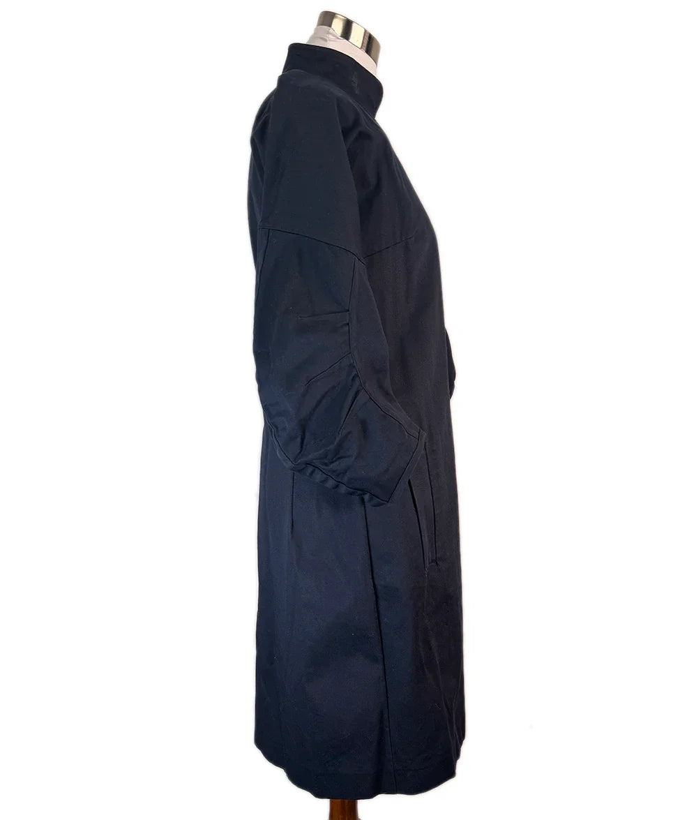 【Z】PRADA/コート/ダークネイビー/46 Prada Navy Trench Coat sz 42 l Michael's Luxury Consignment