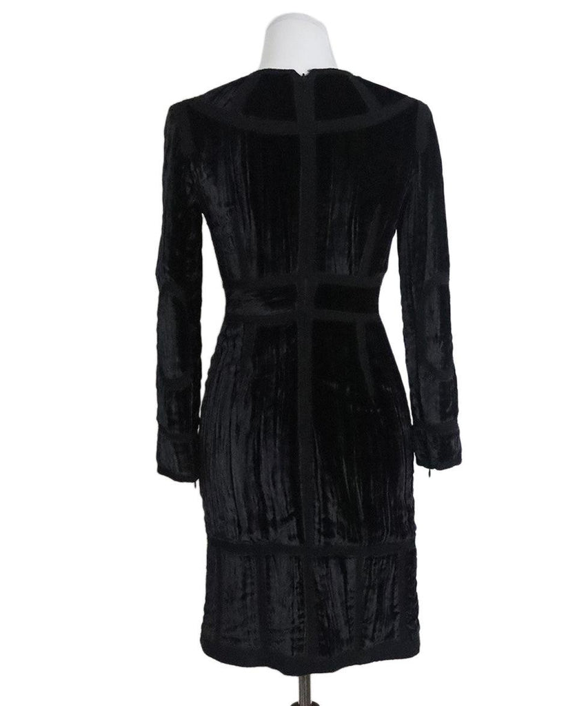 Proenza Schouler Black Velvet Dress sz 2 - Michael's Consignment NYC