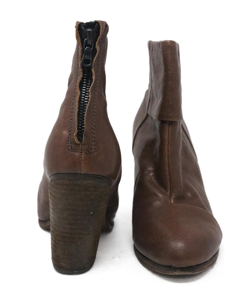 Rag & Bone Brown Leather Booties sz 8 - Michael's Consignment NYC