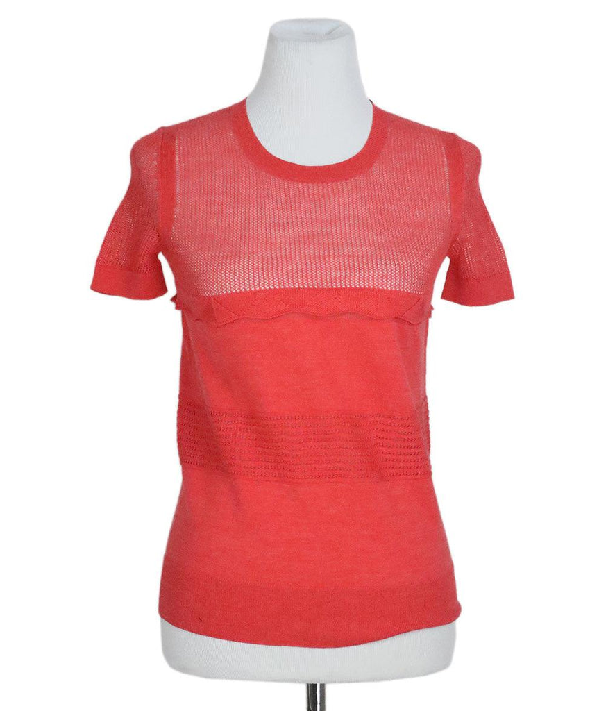 Rochas Coral Knit Wool Sweater sz 4 - Michael's Consignment NYC