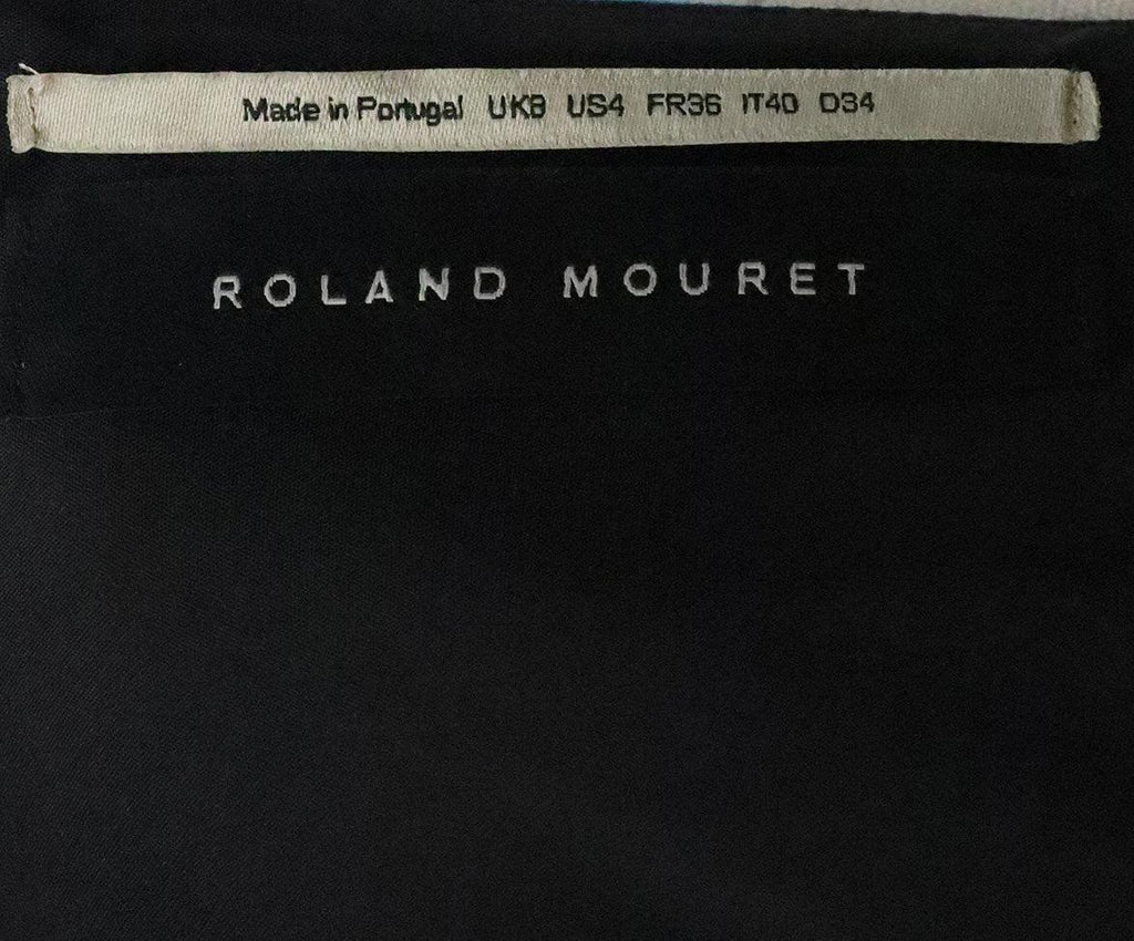 Roland Mouret Blue Viscose Dress sz 4 - Michael's Consignment NYC