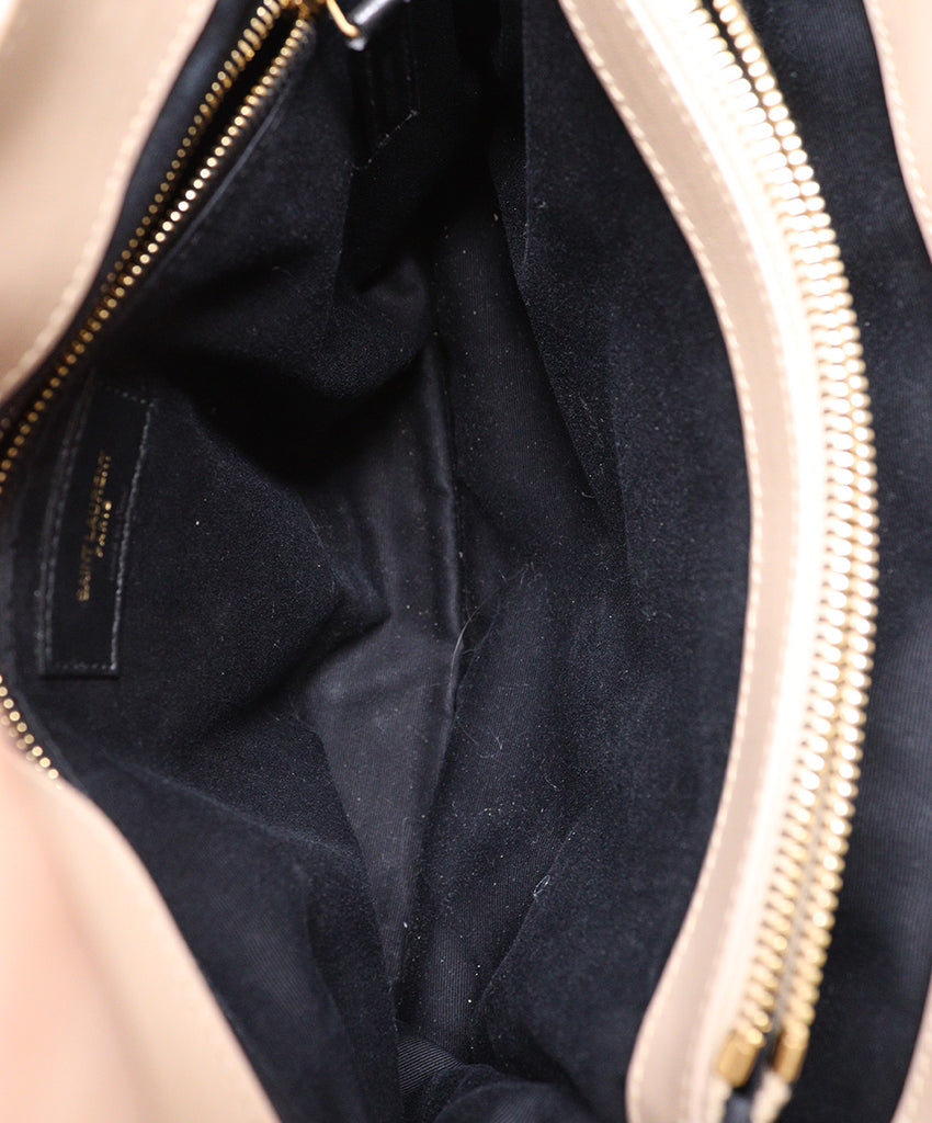 Saint Laurent Beige Quilted Leather Loulou Medium Matelasse Calfskin Bag 5