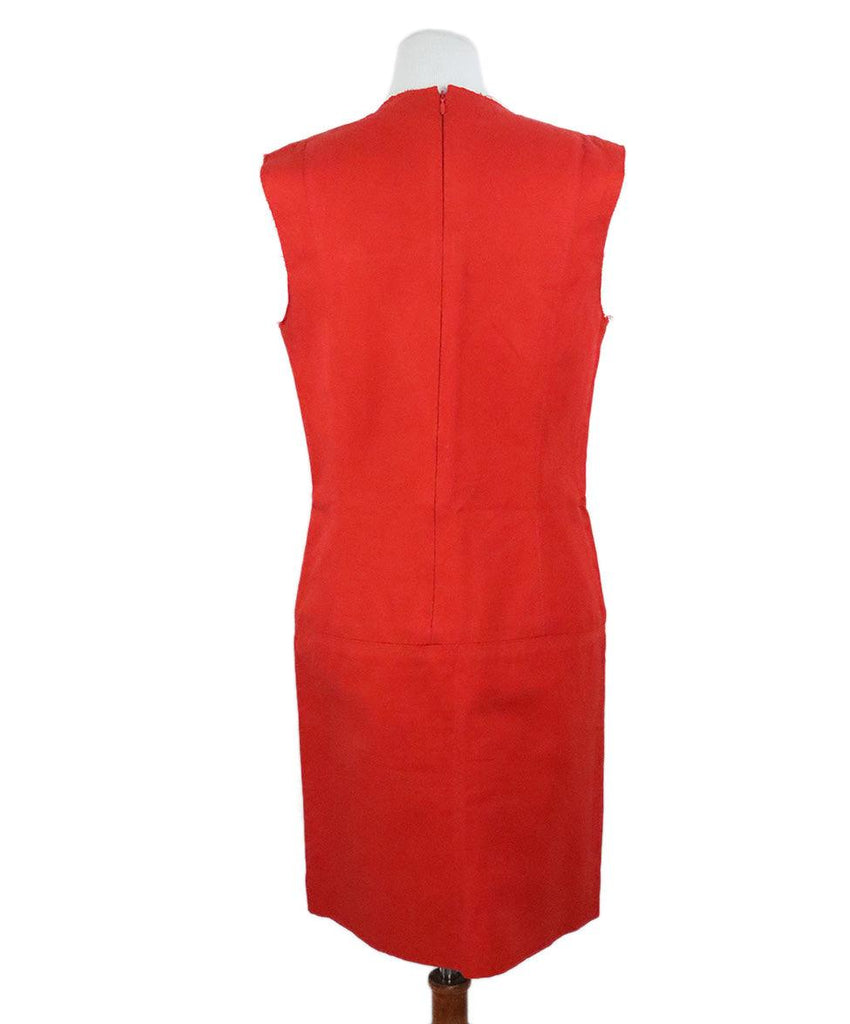 Sonia Rykiel Red Linen Cotton Dress sz 8 - Michael's Consignment NYC