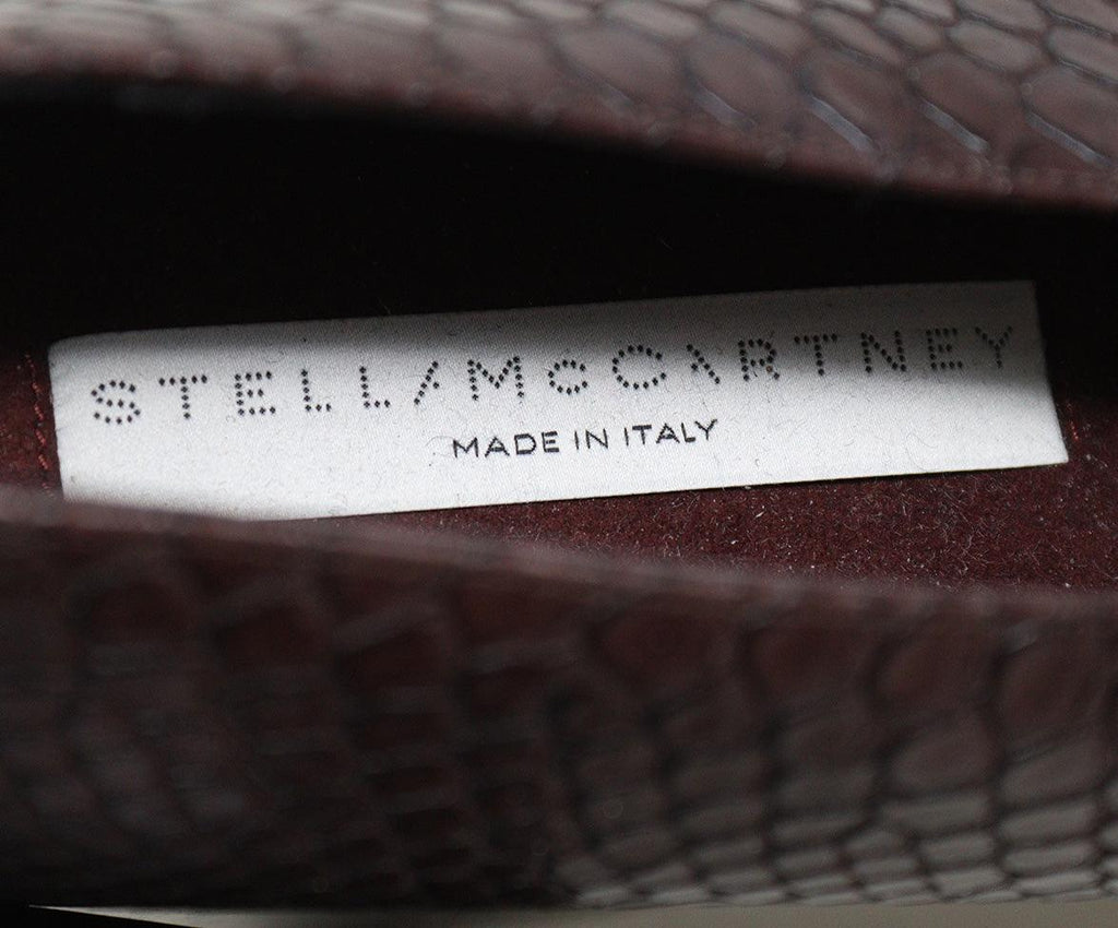 Stella McCartney Plum Pressed Vegan Leather Platforms Sz 37.5 - Michael's Consignment NYC