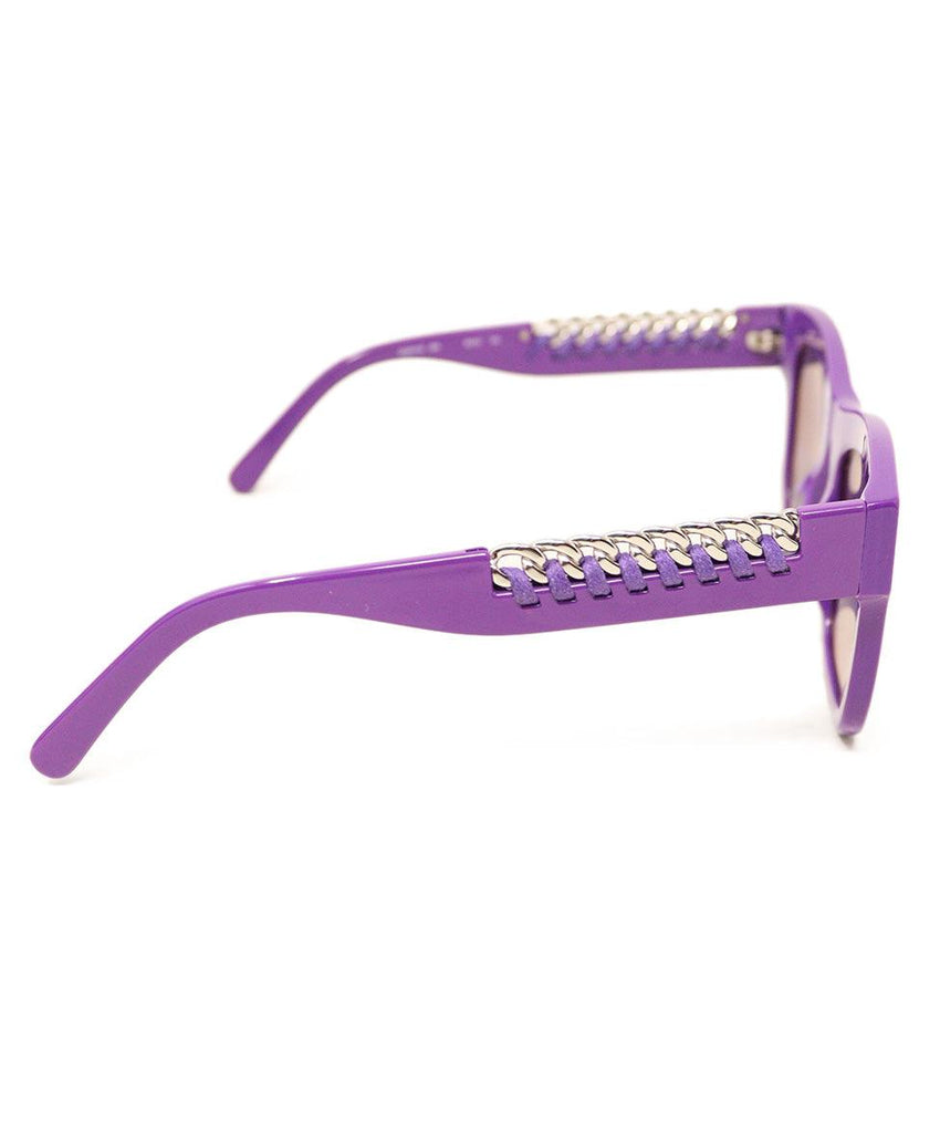 Stella McCartney Purple Plastic Sunglasses - Michael's Consignment NYC
