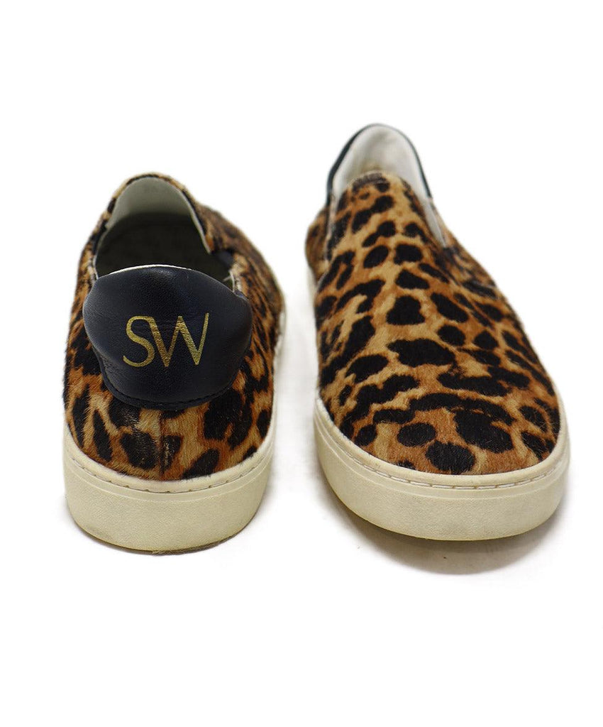 Stuart Weitzman Leopard Fur Sneakers sz 7 - Michael's Consignment NYC