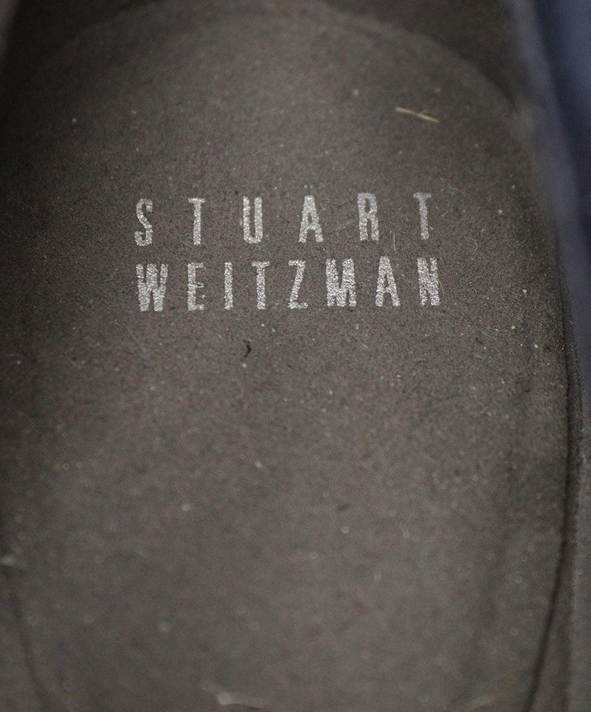 Stuart Weitzman Navy Suede Wedges sz 40 - Michael's Consignment NYC