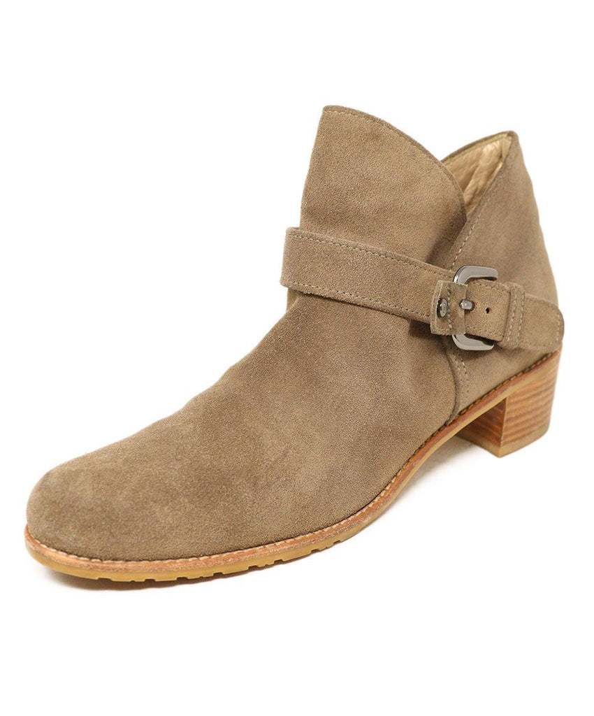 Stuart Weitzman Taupe Suede Booties sz 40 - Michael's Consignment NYC