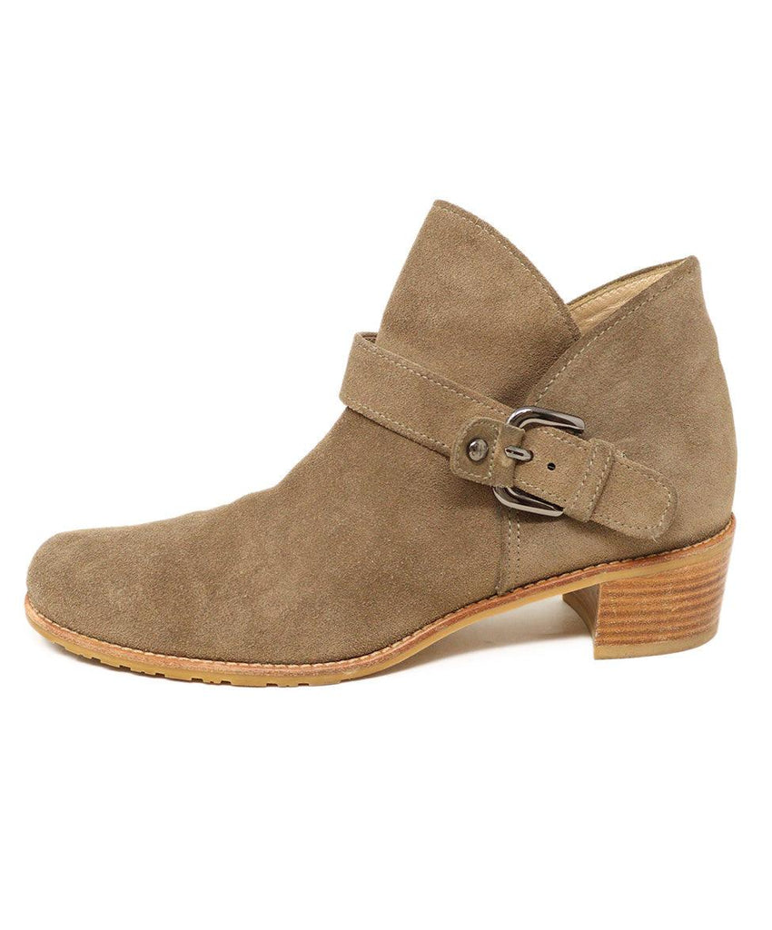 Stuart Weitzman Taupe Suede Booties sz 40 - Michael's Consignment NYC