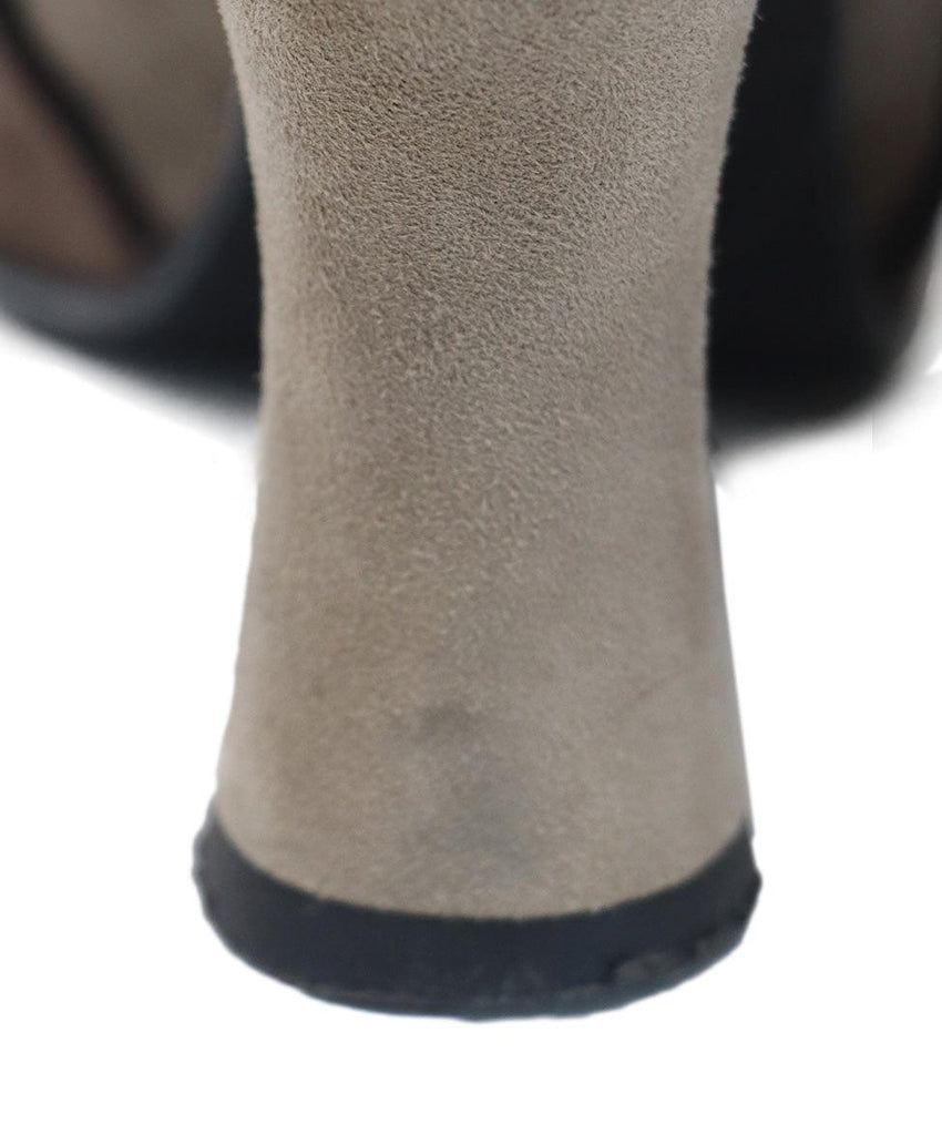 Stuart Weitzman Taupe Suede Heeled Booties sz 6.5 - Michael's Consignment NYC