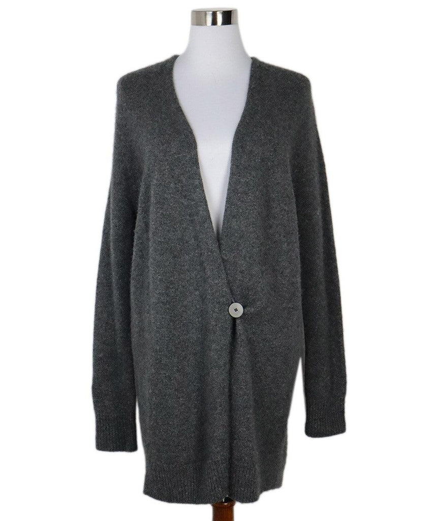 The Row Charcoal Grey Cashmere Cardigan sz 4 - Michael's Consignment NYC