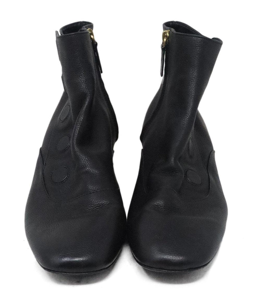 Tod's Black Leather Booties sz 10 - Michael's Consignment NYC