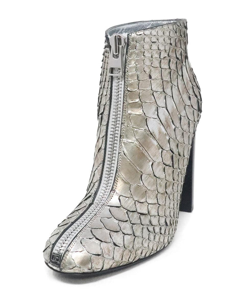Tom Ford Silver Python Booties sz 8 - Michael's Consignment NYC