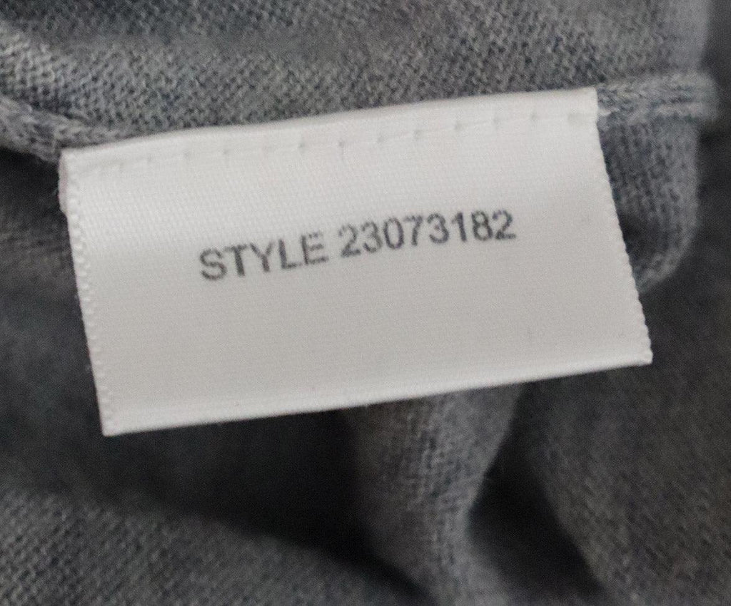Tory Burch Grey Wool Ruffle Trim Sweater sz 4 - Michael's Consignment NYC