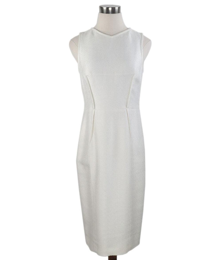 Valentino White Acetate Cotton Dress sz 6 - Michael's Consignment NYC