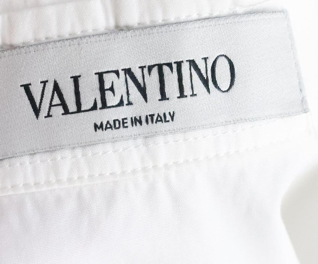 Valentino White Cotton Tunic sz 6 - Michael's Consignment NYC