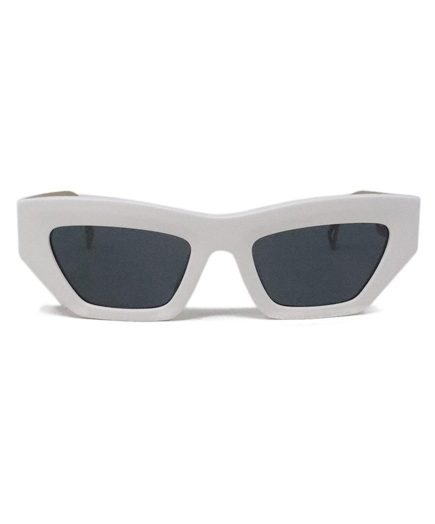 Versace White & Gold Sunglasses - Michael's Consignment NYC