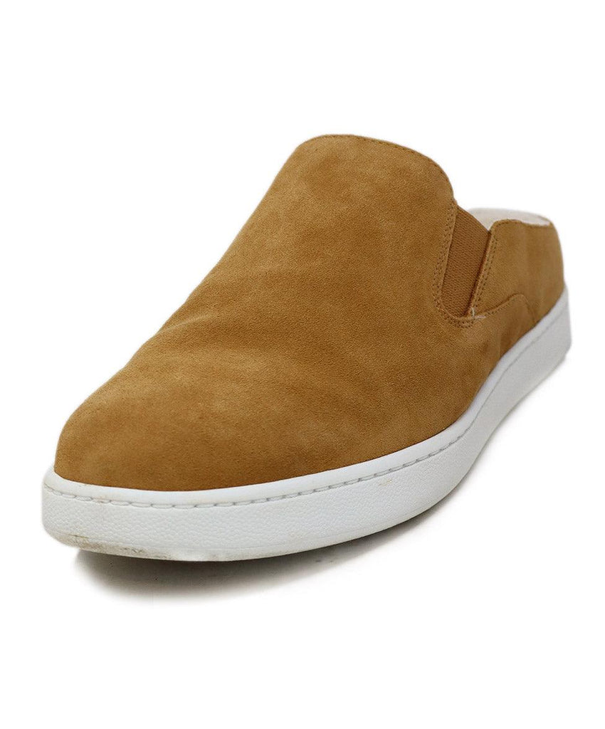 Vince Tan Suede & Shearling Sneakers sz 9.5 - Michael's Consignment NYC