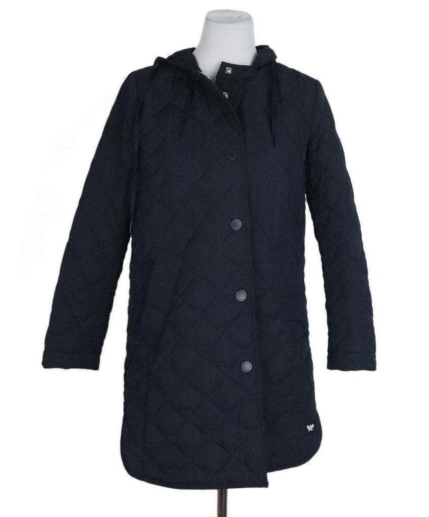 Weekend by Max Mara Navy Quilted Coat sz 2 - Michael's Consignment NYC