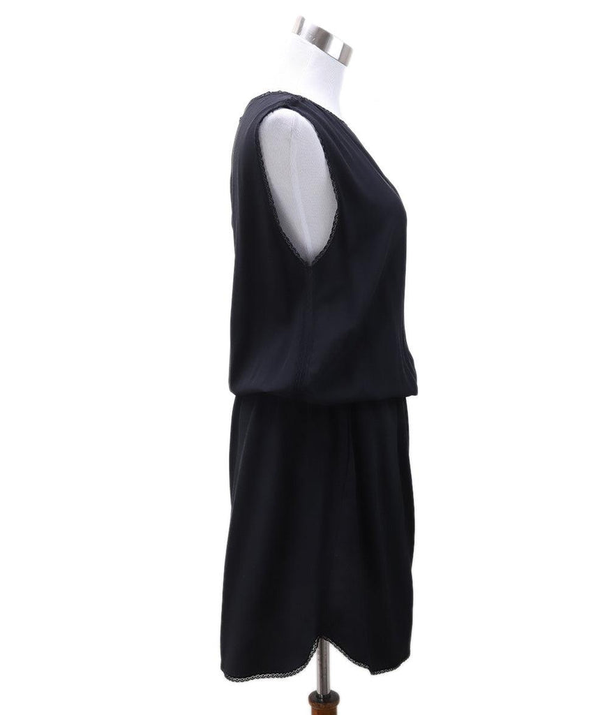 Zadig & Voltaire Black Silk Dress sz 6 - Michael's Consignment NYC