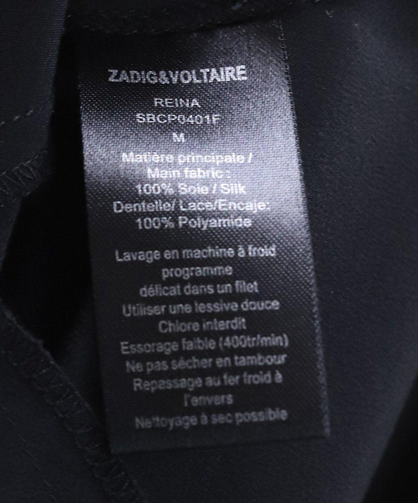 Zadig & Voltaire Black Silk Dress sz 6 - Michael's Consignment NYC